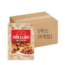 동원 소떡소떡 통살 비엔나 소시지 기묘한슈퍼마켓 8개입, 1박스, 1kg