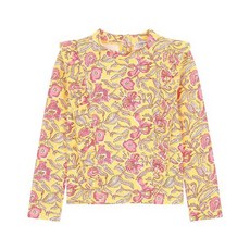 23SS LOUISE MISHA 루이스미샤 키즈 야니카 플로럴 래쉬가드 스윔수트 옐로우 GBC-S23U-0370 LEMPATSPR