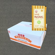 테이준 머스타드 소스3kg 일회용 포장용 배달용 업소용 식당용, 1box, 3kg