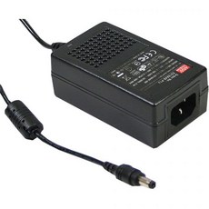 MW 평균 유정 GS25A12-P1J 12V 2A 25W AC-DC 친환경 산업용 어댑터