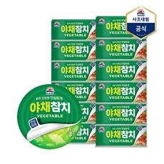 사조대림 야채참치 안심따개 150g X 12캔 참치캔 통조림