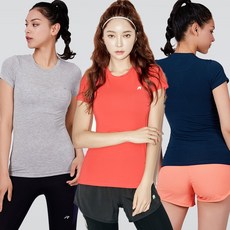 리바디 요가복 필라테스복 반팔티셔츠 이니셜 R8M-TS1203 6color