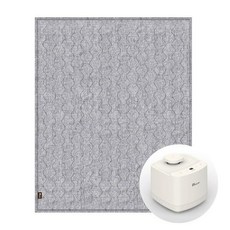 [파크론] (2P) 25년형 워셔블 온수매트 클라우디그레이 퀸 (150x190cm), 퀸(2P)