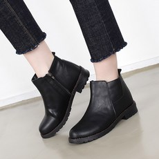 [무료배송/Anais(아나이스)]썸띵원_20fw_3cm 기모 첼시부츠