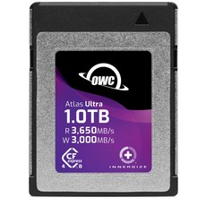 OWC Atlas Ultra CFexpress 4.0 Type B1TB 메모리 카드 읽기 3650MB/s 쓰기 3000MB/s, 1개