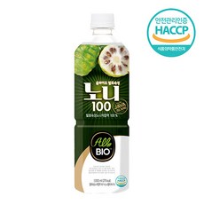 올바이오 노니주스 노니100(페트1L)/ 노니착즙액100%/ HACCP 국내생산/ 유산균발효, 1개, 1000ml