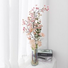 [소이] 벚꽃 조화 가짜 인조 나무가지, 벚꽃나무조화(핑크)