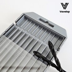 바벨롭 국내배송 멀티 만능 드릴 비트 케이스 보관함 정리함 수납함 10개입, 1개