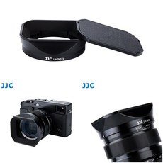 [JJC] 후지필름 XF 23mm f1.4 R XF 56mm F1.2R 렌즈 카메라 사각후드, LH-JXF23 BLACK, 1개