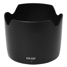 전용(베이요넷) 렌즈 후드 Canon 24-70 f/2.8L USM 렌즈용(Canon EW-83f 대체), 보여진 바와 같이, 하나, 1개, 검은색