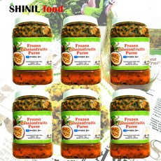 신정푸드 패션후르츠 퓨레 1kg, 6개