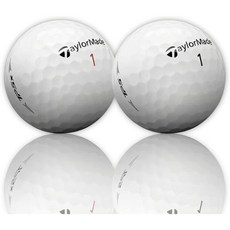 Golf Ball Monkey 로스트볼 골프공 재활용 몽키 테일러메이드 TP5 및 TP5X 벌크 믹스용 중고 포장은 달라질 수 있음, White, 12 - 5A/Mint