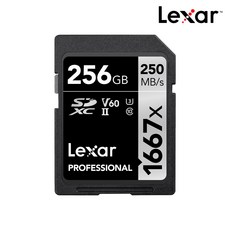 렉사공식판매원 SD카드 1667배속 UHS-Ⅱ급 256GB, 단품