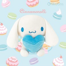 [산리오] 시나모롤 하트 인형 25cm, 상세페이지 참조, 단품