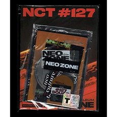 NCT #127 2nd Album Neo Zone (T Version) CD+접기포스터+포토북+스티커팩+렌티큘러카드+스티커+포토카드, 단일옵션