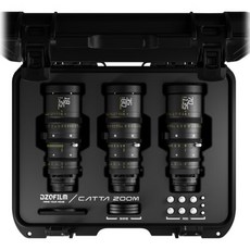 디지오필름 DZOFILM CATTA Zoom 18-35mm&35-80mm&70-135mm T2.9 FF 시네 줌 렌즈 번들, 블랙, L Mount