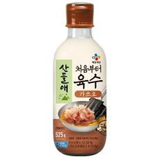 CJ 산들애 처음부터 가쓰오육수525g, 525g, 9개