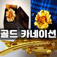잡화킹 금카네이션 어버이날 스승의날 선물 꽃다발 브로치 골드 부모님 꽃 고급 특별한 황금