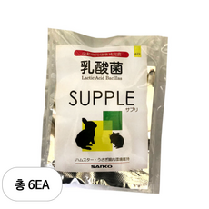 산코 supple423 유산균 토끼 영양제, 20g, 6개