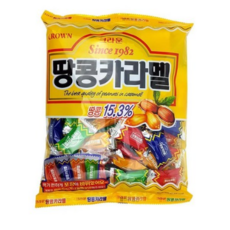 땅콩함량 15.3%! Since 1982 크라운 원조 땅콩카라멜 324g, 2개