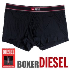 DIESEL 디젤 남성 로고 언더웨어 블랙