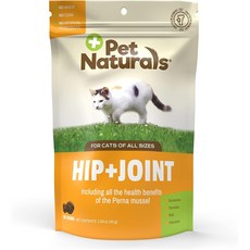 Pet Naturals Hip +Joint PRO 글루코사민 콘드로이친 MSM 개 고양이용, 30츄, 1개 - 강아지관절영양제조인트츄