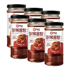 CJ 백설 닭볶음탕양념, 290g, 6개