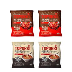 석관동떡볶이 오리지날맛 2팩 국물떡볶이 2팩, 단품