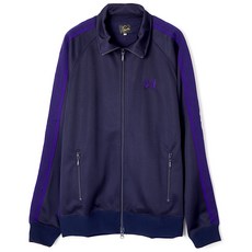 [국내배송] NEEDLES 니들스 23FW Track Jacket - Poly Smooth NAVY (NS244) (폴리 스무스 트랙 자켓)