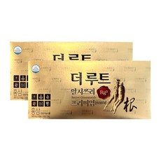 더루트 알지쓰리 프리미엄 300mg X 60캡슐 2박스 RG3 진세노사이드 홍삼 캡슐 522068, 60정, 2개