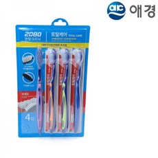 애경 2080 토탈케어 칫솔 4개입 미세모, 4개, 단품