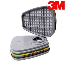 3M 방독정화통 6006K set 복합가스전용 할로겐 황화수소 포름알데히드, 1개, 06. 3M 6006K(복합가스)set