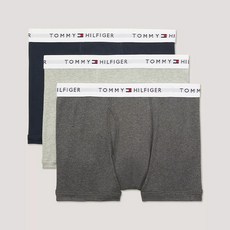 타미힐피거 남성 클래식 트렁크 팬티 3팩 Grey HTR