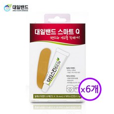 닥터스킨연고
 대일밴드 스마트Q 탄력밴드 8매 + 닥터스킨연고 3g x 6개 스마트큐