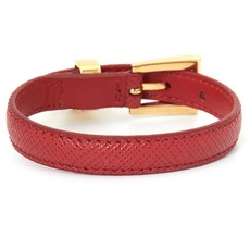 프라다가죽팔찌