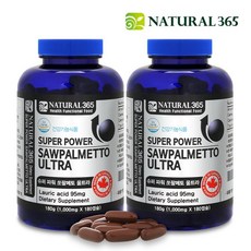 내츄럴365 내츄럴365 캐나다 슈퍼파워 쏘팔메토 울트라 (2병-12개월분), 180정, 2개