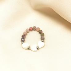 로도크로사이트반지