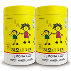 경남) 레모나 키즈100정 x 2통 (200정) 비타민C/B2/B6 함유, 100정, 2개