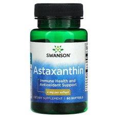 스완슨 아스타잔틴 4mg 소프트젤 60정, 8mg, 30정