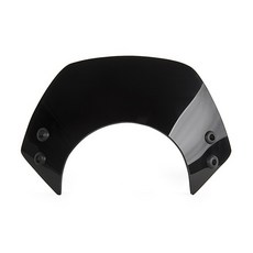 386975 / Piaggio Vespa GTS300 스쿠터 윈드 스크린 윈드 실드 ABS 윈드 디플렉터 오토바이 로우 윈드 글로스 GTS 300 GTV300, Black