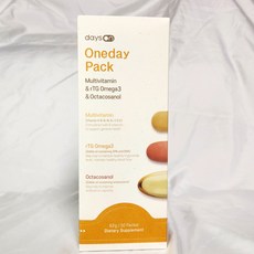 데이즈온 원데이팩 멀티비타민 알티지오메가3 옥타코사놀 멀티팩 1박스, 63g, 1개