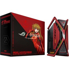 ASUS ROG Hyperion GR701 EVA02 EATX 풀타워 케이스 세미오픈구조 공구가 필요 없는 패널 420mm 라디에이터 2대 대응 그래픽 카드 홀더 프론트 Typ