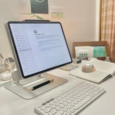 조절 노트북 거치대 휴대용 컴퓨터 책상 거치대, silver