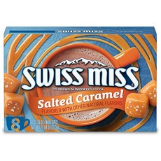 스위스미스 솔티드 캐러멜 핫 코코아 믹스 313g, 1.38 Ounce (Pack of 8), Salted-Caramel, 8개, 1개