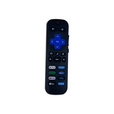 Roku TV용 리모컨 8 개의 핫키 TCL Hisense ignia Element Westinghouse Hitachi와 호환, 01 ROKU REMOTE CONTROL, 1개