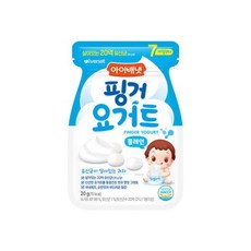 (1+1)아이배냇 핑거요거트플레인 20G, 2개