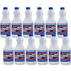 다용도 유한락스 1L 레귤러 12p 청소세정제 주방청소, 본상품