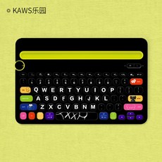 SKINAT 나기 K480 보호필름 LOGITECH 먼지 방지 시트지, 1, KAWS 낙원
