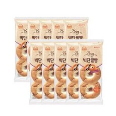 롯데웰푸드 기린이네 빅단팥빵(3입), 300g, 10개