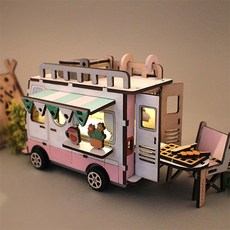 아이디몬 우드 DIY 캠핑카 (LDE램프 포함)